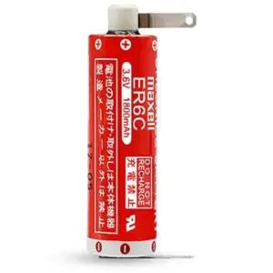 Maxell ER6C 3.6V 1800mAh Lithium Thionyl Chloride Battery – AA Size, Non-Rechargeable