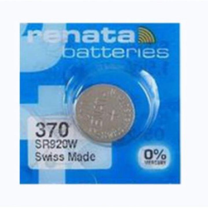 Renata 370 SR920W 1.55V 40mAh Silver Oxide Button Cell Battery