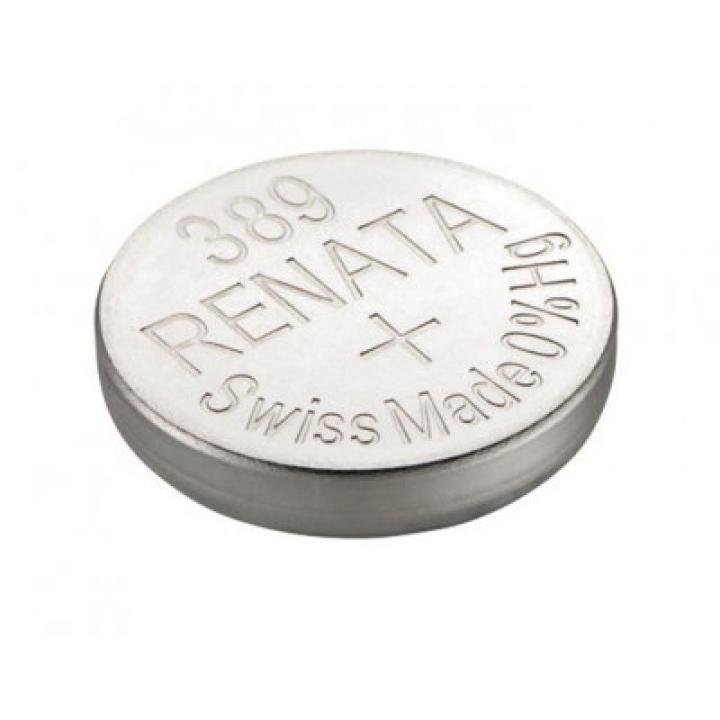 Renata 389 SR1130W (Original) 1.55V 80mAh Silver Oxide Button Cell Battery