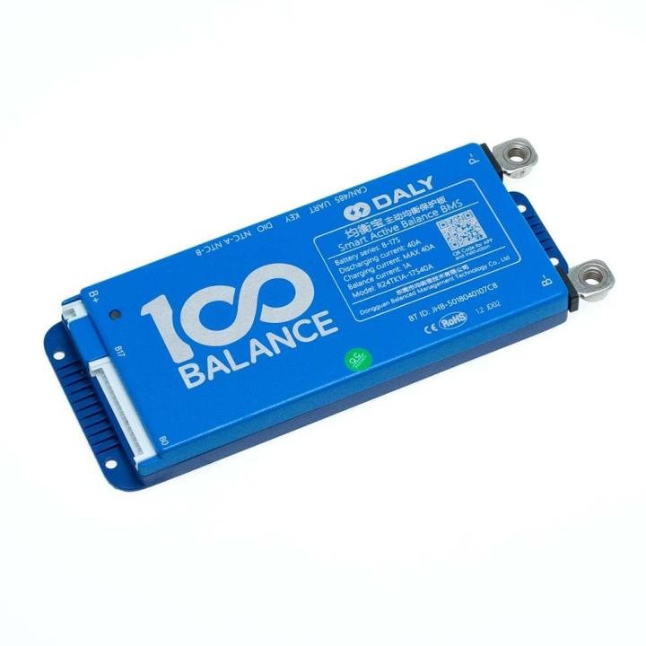 DALY100 BALANCE 8S-17S 40A SMART BMS WITH BLUETOOTH & ACTIVE BALANCING