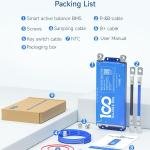 DALY100 BALANCE 8S-24S 100A SMART BMS WITH BLUETOOTH & ACTIVE BALANCING