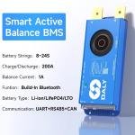 DALY100 BALANCE 8S-24S 200A SMART BMS WITH BLUETOOTH & ACTIVE BALANCING