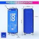DALY, 80A 4-8S, 12-24V BMS with 1A Active Balancer and Built-in Bluetooth for Lithium/LFP/LTO Battery Pack, Works with 100BALANCE Mobile App