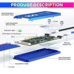 DALY, 80A 4-8S, 12-24V BMS with 1A Active Balancer and Built-in Bluetooth for Lithium/LFP/LTO Battery Pack, Works with 100BALANCE Mobile App