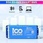 DALY100 BALANCE 8S-24S 80A SMART BMS WITH BLUETOOTH & ACTIVE BALANCING