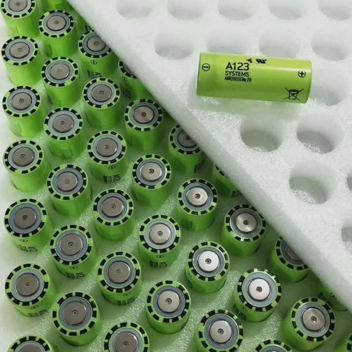 A123 26650 4000mAh LiFePO4 Battery – 3.2V 20A High-Drain Cell for Power Equipment & DIY Projects