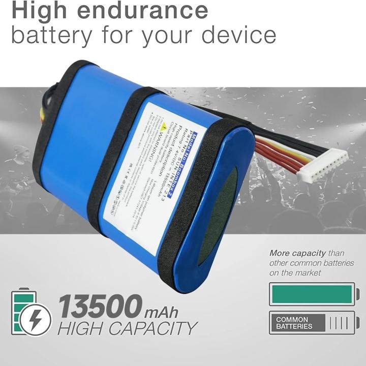 13500mAh Battery for JBL Boombox 2, Boombox 2 Gen, Boombox 3, SUN-INTE-213, SUN-INTE-268 / IDA109GA / ICA068GA Wireless Bluetooth Speaker