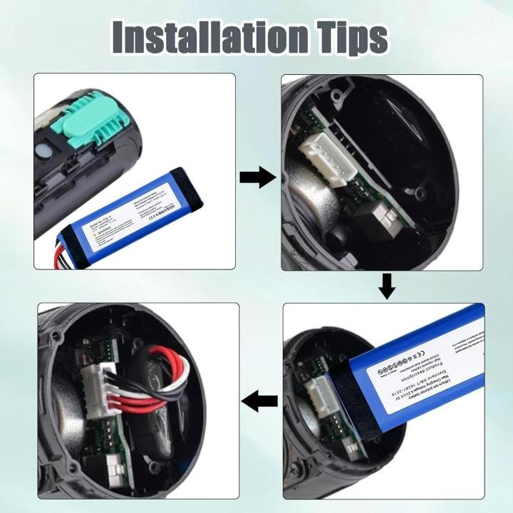 Replacement 3000mAh Li-ion Battery Compatible for JBL Flip 4, Flip 4 Special Edition