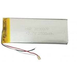 3.7V 2500mAH (Lithium Polymer) Lipo Rechargeable Battery Model KP-303897