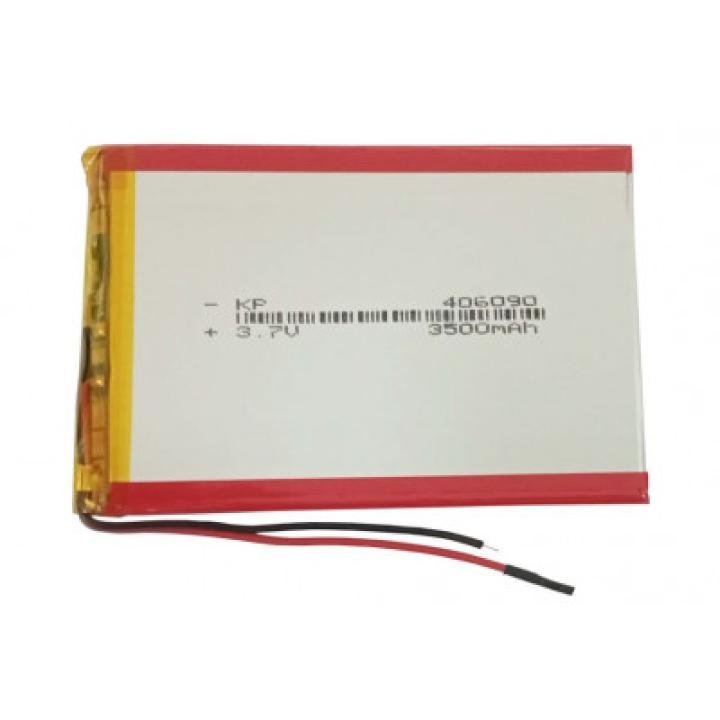 3.7V 3500mAH (Lithium Polymer) Lipo Rechargeable Battery Model KP-406090