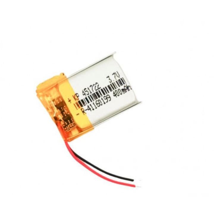 3.7V 400mAH (Lithium Polymer) Lipo Rechargeable Battery Model KP-451722