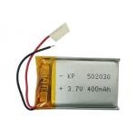 3.7V 400mAH (Lithium Polymer) Lipo Rechargeable Battery Model KP-502030