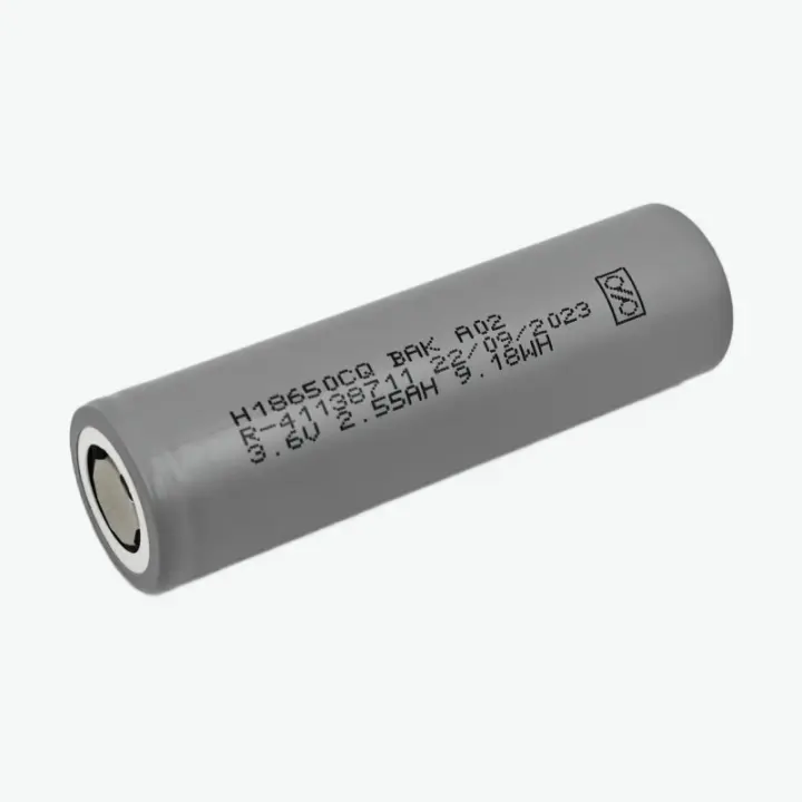 BAK 18650 3.7V 2550mAh Lithium Ion Battery