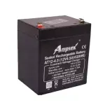 Amptek 12 V 4.5 Ah Black Sealed Rechargeable SMF Industrial Battery, AT12-4.5