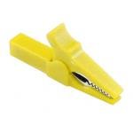 Yellow 55mm Copper Insulated Crocodile Clip Opening 10mm for Banana Plug 4mm
