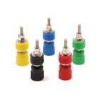 Yellow S4828 Brass Banana Jack Socket M4 24A 30-60V