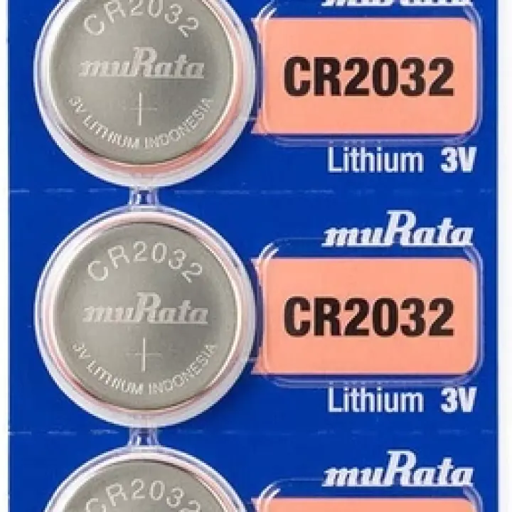 MuRata CR2032 3V Coin Battery - Pack of 5