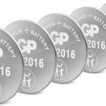 GP CR2016 Lithium Coin Cell Battery