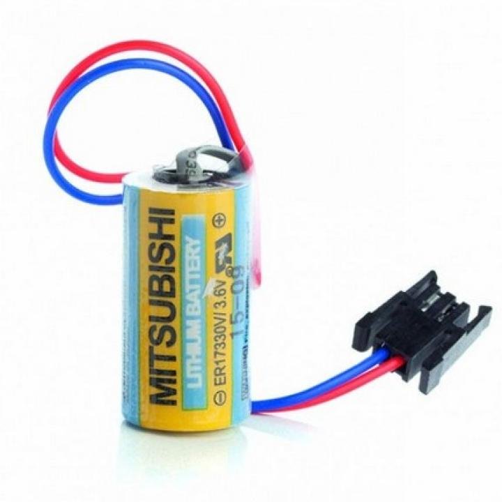 MITSUBISHI ER17330V 3.6V 1700mAH PLC Non-Rechargeable Lithium Battery with Plug