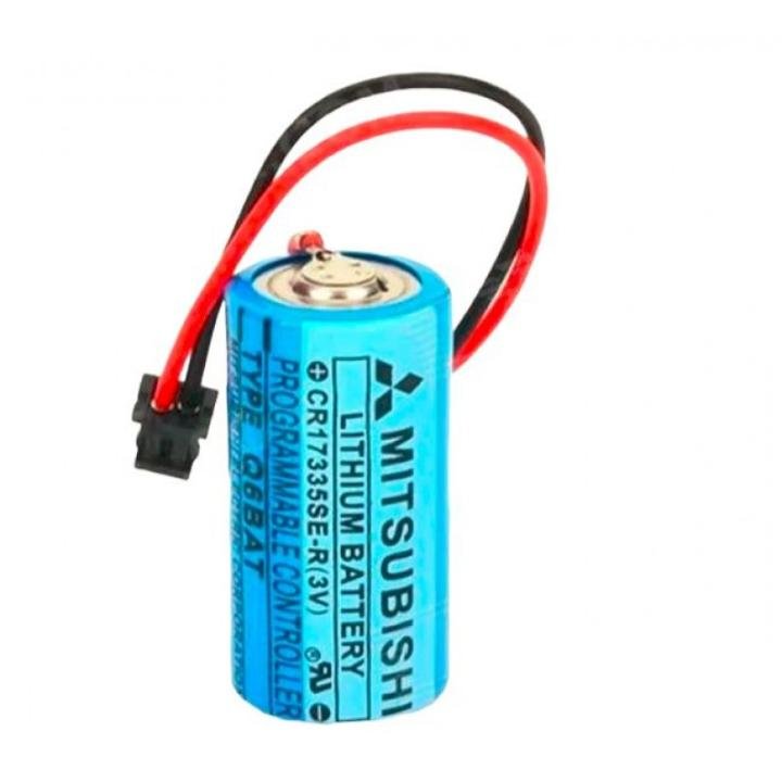 MITSUBISHI CR-17335SE-R 3V Q6BAT 1800mAH Non-Rechargeable Lithium Battery with Plug